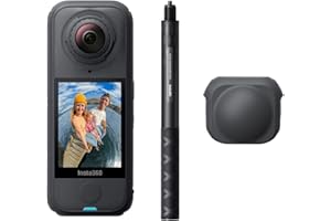 Insta360 X4 Air Snowboard Bundle - Waterproof & Light 165g 8K 360 Camera, Invisible Selfie Stick, Replaceable Lenses, Shoot First & Frame Later, Built-in Wind Guard, Stabilization, AI-Powered App