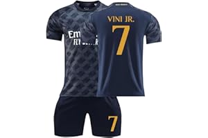 PANGKII R.Madrid No.5 Bellingham Football Kits No.7 Vinicius Jr Football Kit,23/24 R.Madrid Soccer Jerseys Activewear Football Training Shirts Shorts for Boys and Adults