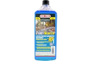 MA-FRA MAFRA, Tergy Winter -10 °C, Liquido Lavavetri per Vaschette Invernale, con Anticalcare e Antigelo, Rimuove Traffic Film, Garantisce la Scorrevolezza delle Spazzole, Formato 1000ml
