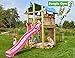 Produktbild JUNGLE GYM Spielturm Jungle FORT mit Wellen-Rutsche, Gesamtmaße (B/T/H): 200/440/300 cm