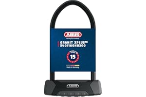 ABUS U-Lock Granit XPlus 540 + Attacco USH - Serratura per Bicicletta con grillo da 13 mm e Cilindro XPlus - Livello di Sicurezza 15