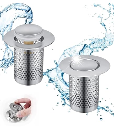 Tappo Lavandino Click Clack Universale Jem Milano - Antiodore, Per Lavandini 32-42mm, Acciaio - Foto 10