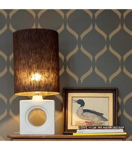 Stencil Deco Damasco 040 - 20x30 Cm, Per Decorazione, Pittura E Fai Da Te, Riutilizzabile - Foto 6