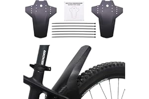 NEIVEINO Garde-Boue pour vélo de Montagne, Garde-Boue Avant et arrière, Jeu de Garde-Boue pour VTT,Couverture complète Universelle épaissir élargir Les Ailes de Ensemble Garde-Boue Avant & arrière de