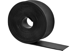 KINGSEA Rotolo Gomma Antiscivolo,50mm×2mm×3m Tappeti di Gomma Antivibrazione,Neoprene Fogli, Guarnizione in Gomma, Ammortizzazione, Impermeabilizzazione