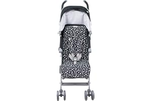JYOKO KIDS Colchoneta para silla de paseo compatible con Baby Home, Easy Walker, Mountain Buggy, 100% Algodón (Winter Sky, Basic)