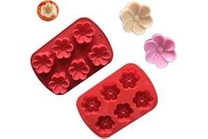 Dawwoti 6 Gardenia Fleur Plumeriasilicone Cake Moule Fondant Cake Decoration Cuisson Glace Plateau Chocolat Moule