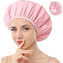 2 Wiederverwendbare Duschhauben Mit Rüschen – Doppelschichtig, Elastisch, Für Damen & Herren