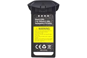 ZYGY 1PCS 7.4V 1000mah Batteria al Litio per D58 U88 U88S RC Quadcopter Drone Batteria Nero