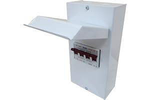 A1 ELECTRICS A1ELECTRICS.COM 125 Amp 230V Metal Changeover Switch Mains to Backup Generator - Single Phase