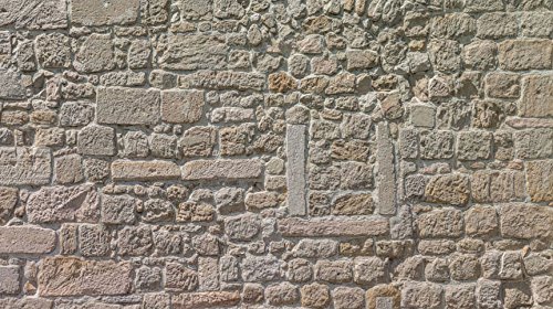 Vlies Fototapete 500×280 cm – Top – Tapete – Wandbilder XXL – Wandbild – Bild – Fototapeten – Tapeten – Wandtapete – Wand – Steine Textur Steinmauer Mauer Steinwand f-A-0454-a-a - 2