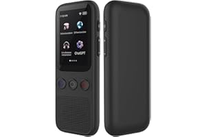 DUCKDIK Nuovo 2025, Traduttore Simultaneo Vocale, Traduttore Vocale Istantaneo Offline, Nessun Wi-Fi Necessario, Traduzione Bidirezionale Offline in 18 Lingue (Italiano Offline) (Arizona)