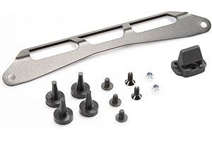 Adapter kit for ADVENTURE-RACK SW-MOTECH Black. For Givi/Kappa Monolock.