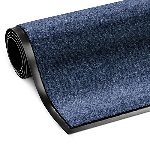 Schmutzfangmatte ColorLine | viele Größen und Farben zur Auswahl | Fußmatte für Innenbereich | Mono Color Aquamarin 60×90 cm - 2