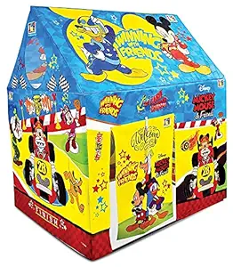 Juxxito Mickey Mouse Exclusive Jumbo Size Extremely Light Weight Kids Play Tent House for 3 -13 Year Old Girls and Boys