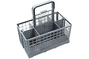 WORLD QUALITY Cesta universal de cubiertos para lavavajillas de alta calidad (se adapta a Bosch, Electrolux, Siemens, Candy, Neff, DeDietrich, AEG, Whirlpool, Hotpoint, Zanussi, Hoover y muchas mas)