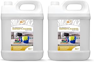 FILO Isopropyl Alcohol 99.9% Pure 2x 5L | Lab Grade IPA | Rubbing Alcohol for Cleaning and Disinfecting | Isopropanol Alcohol Solvent for Electronics, Windows, Glass, Appliances and More