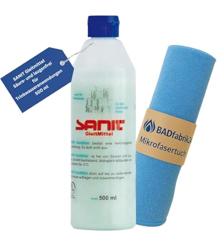CARE W 78 Gleitmittel f.Rohrverbindungen in 500ml Quetsch-Spritzflasche :  Amazon.de: Baumarkt