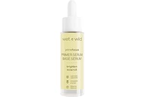 Markwins wet n wild - Prime Focus, Brightening Primer Serum Prep & Prime Collection, Base Sérum pour le Visage pour une Peau Radieuse, Formule Délicate à Base d'Eau pour un Effet Lissant et Frais