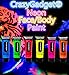 CrazyGadget® UV Neon Glow Fluorescent Face Body Hand Paint Bright Colour 10ml - Set of 6 Tubes - Made In UK (Ideal for Festivals, Clubbing, Events, Kids' Parties, Halloween, Stage Performances etc.)