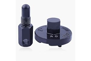 Haishine 14MM Parada de pistón Embrague de motosierra Herramienta de extracción de volante Herramientas de desmontaje del expansor de embrague para Husqvarna Stihl Echo 2 Cycle 14mm