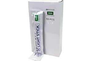 LUMICA LIGHT Lumica 6" Military Grade Safety Light - GREEN x 10