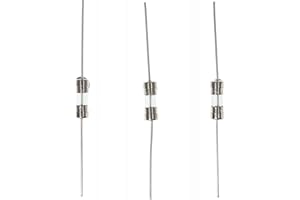 HUABAN 20 sztuk 10 A 10 A 3,6 x 10 mm 250 V Wolno dmuchany bezpiecznik szklany z przewodami