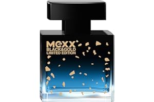 ‎MEXX Mexx Black & Gold Limited Edition Man Eau de Toilette, holzig-fruchtiger Herrenduft, 30ml