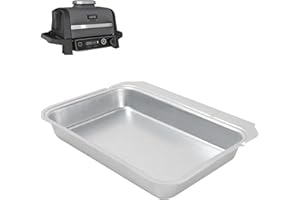 GLOWYE Grease Tray for Ninja Woodfire BBQ Grill, Professional Drip Pan for Ninja OG700 Series - OG701 & OG751 Outdoor Grill & Smoker, Non Disposable Tray