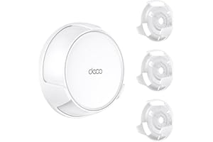 EDUP LOVE EDUP Support Mural pour Deco BE23 / BE25 / BE3600 / BE5000 Système Mesh WiFi 7, Support Gain de Place avec Gestion des Câbles Cachée, Design Sécurisé et Élégant pour Maison et Bureau (Blanc, Lot de 3)