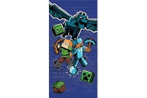 Arlis Minecraft Strandtuch oder Badetuch (Minecraft-Handtuch – 1)