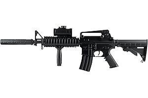 AS24 M4 Sport Series AEG E<0,5J | Kaliber 6mm BB | Auto elektrische Softair | Inkl. Akku, Ladegerät, Red Dot, Frontgriff & Laufverlängerung | 22mm Railschiene | Spin-Up