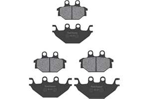 Road Passion Bremsbeläge Vorne and rear kompatibel für Kymco MXU 250 R 2012 2013 / MXU 300 2005-2014 / MXU 300 R 2010 2011 2012 2013 / MXU 500 4x4 Carb Modell 20005-2013