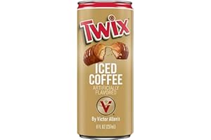 SUPPLIIONLINE Twix Iced Coffee – Irresistible Blend Of Creamy Caramel, Rich Chocolate, And Smooth Coffee – On-The-Go Beverages Artificially Flavoured Energy Can