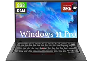 Thinkpad X1 Carbon Gen 6 Business Laptop, 14 tum FHD (1920 x 1080), Intel Core i5-8250U, 1,6 GHz, 8 GB RAM, SSD, QWERTY-tangentbord, Windows 11 Pro