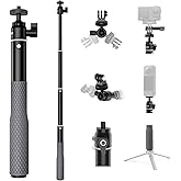 TELESIN 360 &deg; Su Ge&ccedil;irmez &Ouml;z&ccedil;ekim Sopa 25 "w El Kayışı Sualtı Dalış Dalış Uzatma &Ccedil;ubuk Kutup Monopod GoPro Hero 12 11 10 9 8 