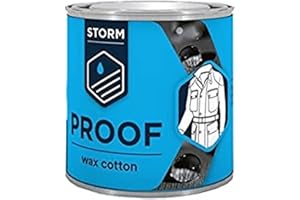 Storm Imperméabilisant Crème pour cire de l'habillement Rub on Wax Cotton Sauce 200 g