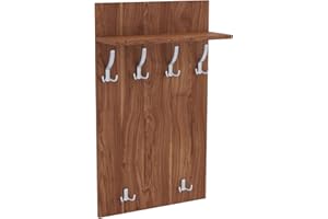 AKKE 90x60 | MAXI Garderobenpaneel Wandgarderobe Garderobe Wandpaneel Kleiderstange ALUMINIUM | BURGUND