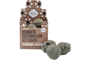 Aromasenses.- Incienso Natural Ecologico Bombita Defumación Activada Sagrada Madre (Estoraque - Alcanfor)