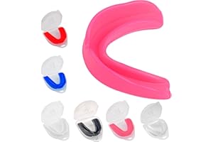Muse Impex Mouth Guard Gum Shield for Boxing, Rugby, Martial Arts, Judo, Karate, MMA, Hockey, and All Contact Sports Professional MouthGuard for Adults and Kids - Teeth and Jaw Safety with Case