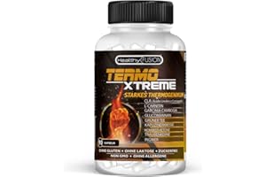 ‎HEALTHY FUSION Exklusive Thermogenic und Schlankheit mit leistungsfähigen Fettverbrennung Aktion | Garcinia Cambogia + L-Carnitin + CLA + Glucomannan + Grüner Teet | Reduziert den Appetit | 90 Kapseln.