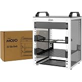Tecmojo 10 Inch 6U Mini Desktop Rack, 200mm Deep with SBC Slot, Micro-HDMI to HDMI Adapter Plate and Blind Cover, for AV Devi