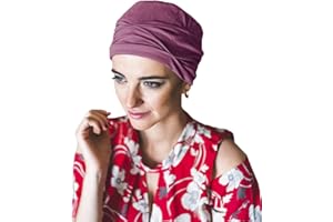 CAREBELL Turbante oncológico y para alopecia MAR en varios tonos · Tejido de Bambú orgánico headwear