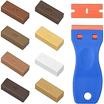 TXXATX Laminat Reparaturset 20 Farben - Hartwachs Für Boden & Möbel Gegen Kratzer Und Löcher