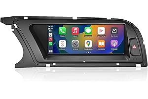 Road Top Radio de Coche Pantalla Táctil 8,9 Pulgadas Inalámbrica CarPlay Android Auto para Audi A4 2009-2015 Año con 2GMMI, Soporte de Navegación, Mirrorlink