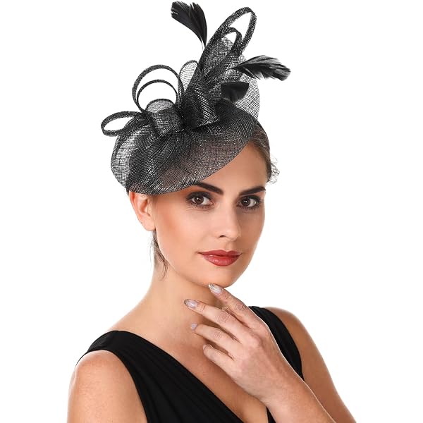 Max and Ellie Ascot Disc Headpiece - Sapphire, One Size 