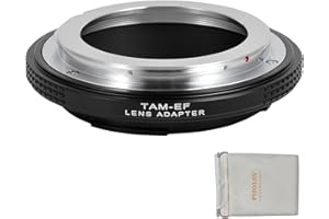 PHOLSY Bague d'adaptation Mise au Point Manuelle Compatible avec objectifs Tamron Adaptall-2 Mount et Appareil Photo Canon EOS EF-Mount, Adaptall-2 vers EF, Tamron vers EOS