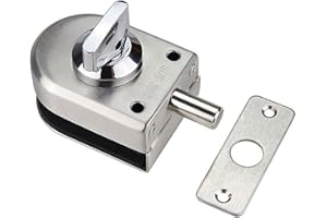 Spotact Cerradura de la Puerta de Vidrio de Acero Inoxidable Pestillo del Cerrojo del Piso Cerradura de Tierra para Baño Aseo Tienda Puertas de Vidrio