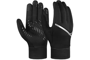 AOPOW Boys Gloves Magic Kids Winter - Touch Screen Girls Thermal Elastic Cuff Non-Slip Glove for Age 4-10 Years Old Children Running Bike Riding Cycling Outdoors Sports Hand Warm