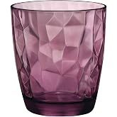 Bormioli Rocco Set of 6 Diamond Water Glasses cl. 30.5